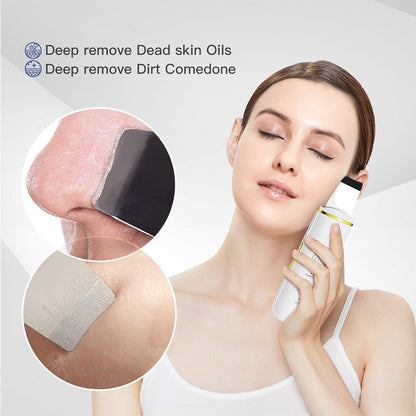 Ultrasonic Facial Skin Scrubber