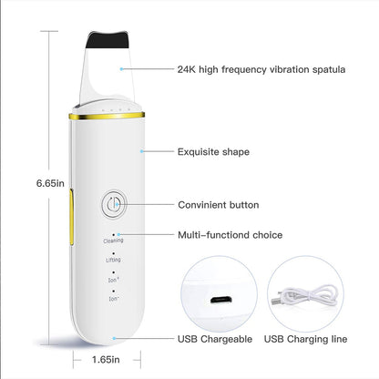 Ultrasonic Facial Skin Scrubber